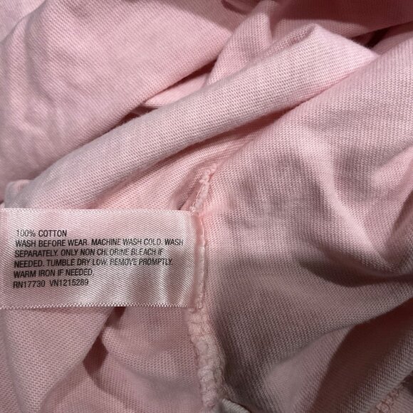 Men s Long Sleeve Pocket T-Shirt - Light Pink - Size Large - Picture 2 of 3